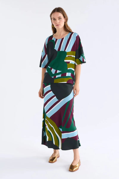 KOBAII TOP - STRIBE PRINT | Elk The Label