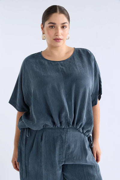 DELME TOP - Blue Steel | Elk The Label