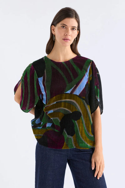 REIHEN TOP - STRIBE BURNOUT | Elk The Label