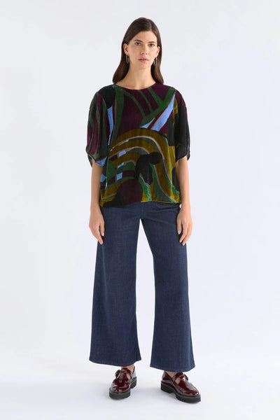 REIHEN TOP - STRIBE BURNOUT | Elk The Label