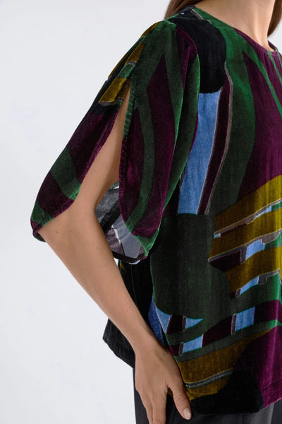 REIHEN TOP - STRIBE BURNOUT | Elk The Label