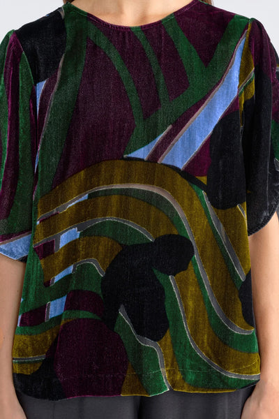 REIHEN TOP - STRIBE BURNOUT | Elk The Label