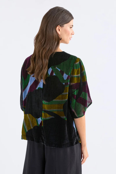 REIHEN TOP - STRIBE BURNOUT | Elk The Label