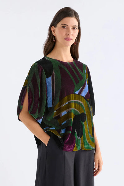 REIHEN TOP - STRIBE BURNOUT | Elk The Label