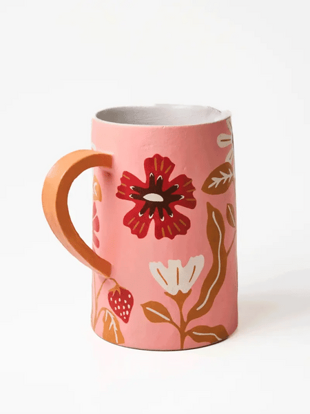 MEADOW JUG PINK | Jones & Co