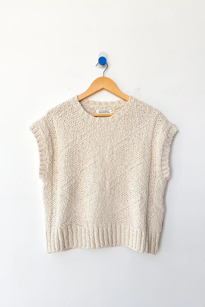 Alden Cotton Sweater - Natural | Le Bon Shoppe