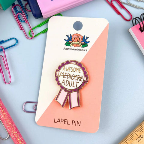 Awesome Adult Award Lapel Pin | Jubly-Umph