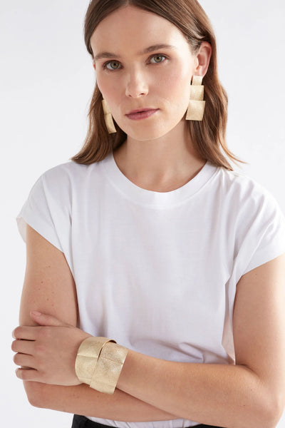 Metri Cuff Bangle | Elk The Label | Gold