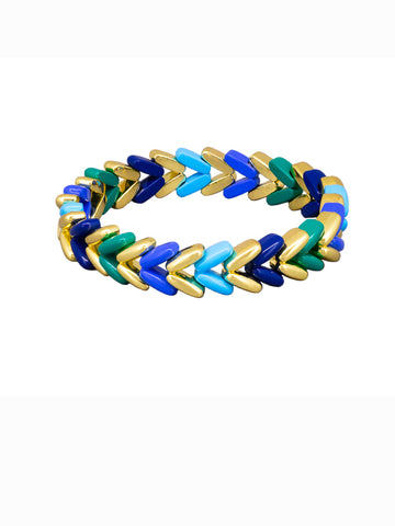 BLUE ARROW TILE Bracelet | Tiger Tree