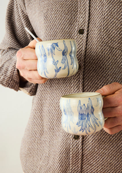 Bushland Mug Set, Desert Pea | Angus & Celeste