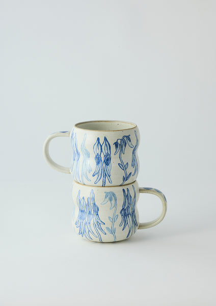 Bushland Mug Set, Desert Pea | Angus & Celeste