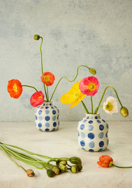 Bushland Spot Bud Vase Blue | Angus & Celeste