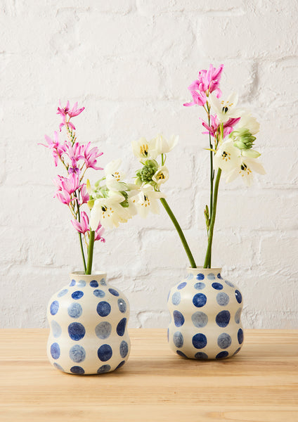 Bushland Spot Bud Vase Blue | Angus & Celeste