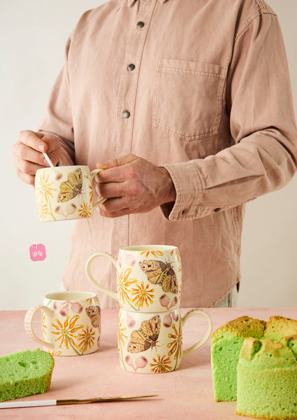 Buttermilk Mugs firewheel tree | Angus & Celeste