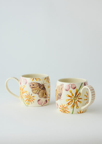 Buttermilk Mugs firewheel tree | Angus & Celeste