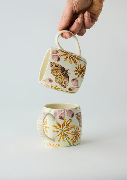Buttermilk Mugs firewheel tree | Angus & Celeste