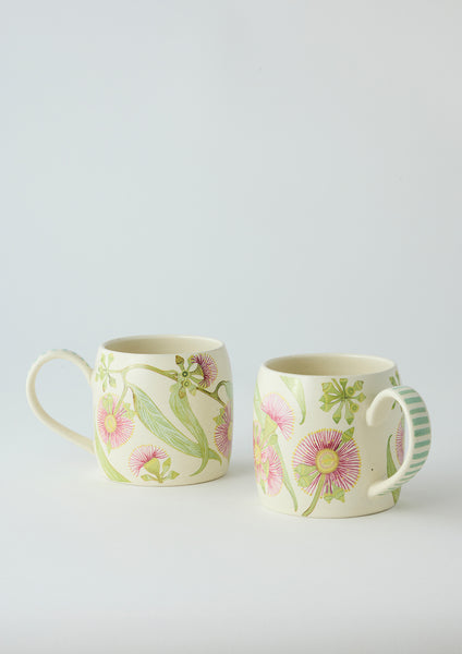 Buttermilk Mugs pink eucalyptus | Angus & Celeste