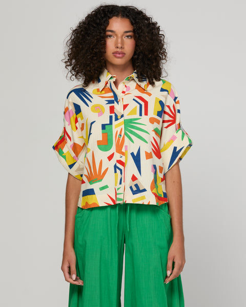 Maui Shirt - Shapes | Boom Shankar
