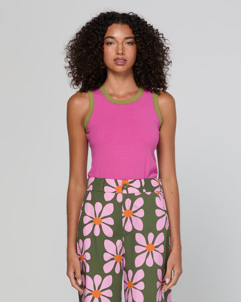 Bellissimo Tank - Raspberry | Boom Shankar