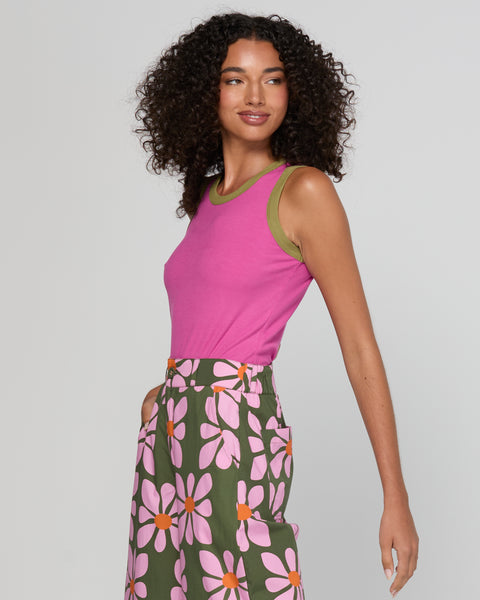 Bellissimo Tank - Raspberry | Boom Shankar