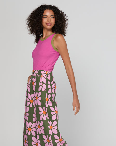 Bellissimo Tank - Raspberry | Boom Shankar