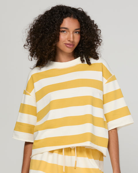 Parfait Jumper - Parfait/Cream Stripe | Boom Shankar