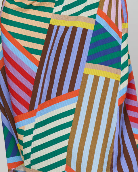 Aria Dress - Liquorice Stripe | Boom Shankar