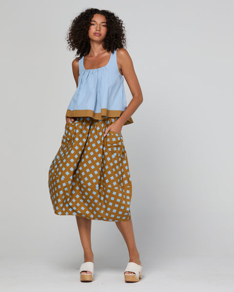 Guru Skirt - Geo Check | Boom Shankar