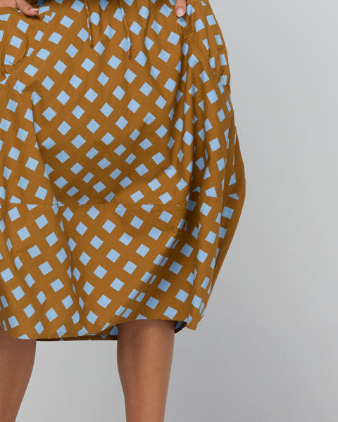 Guru Skirt - Geo Check | Boom Shankar