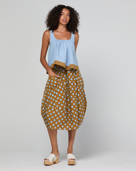 Guru Skirt - Geo Check | Boom Shankar