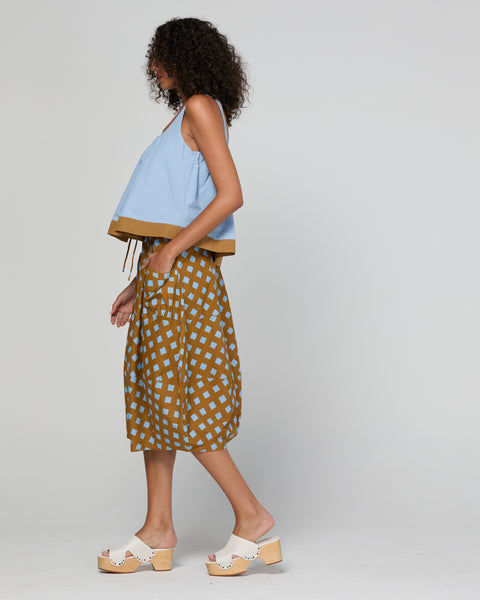 Guru Skirt - Geo Check | Boom Shankar