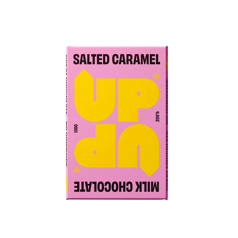 UP UP Salted Caramel Milk Chocolate 120g | Up Up Chocolate