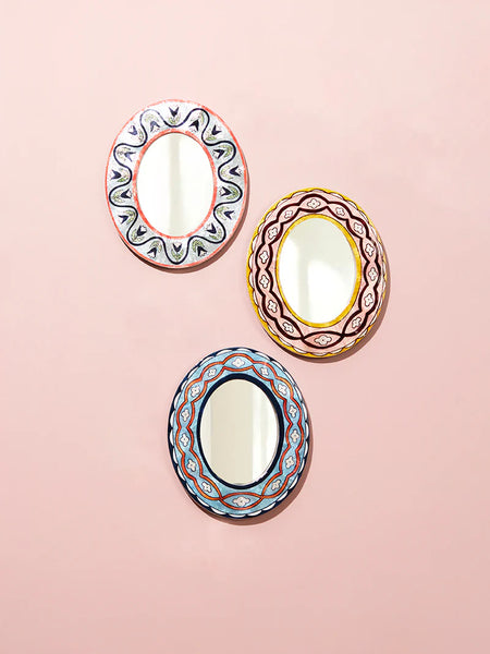 SAMIRA MIRROR PINK WAVES | Jones & Co