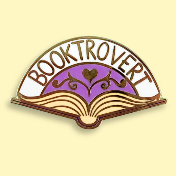 Booktrovert Lapel Pin | Jubly-Umph