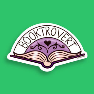 Booktrovert Sticker | Jubly Umph