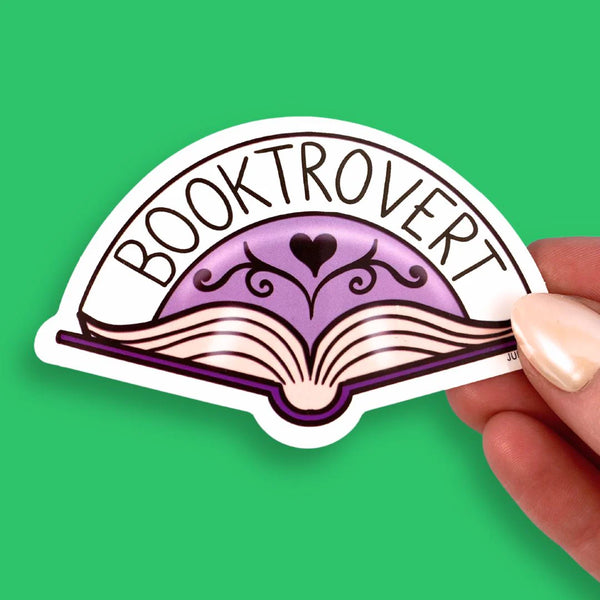 Booktrovert Sticker | Jubly Umph