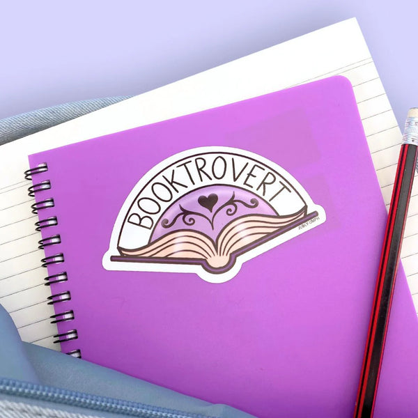 Booktrovert Sticker | Jubly Umph