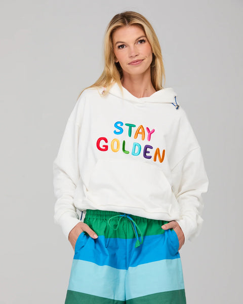 Meeko Embroidered Jumper - White Multi | Boom Shankar