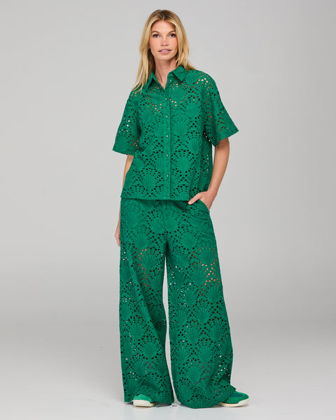 Ziva Shirt - Midori Lace | Boom Shankar