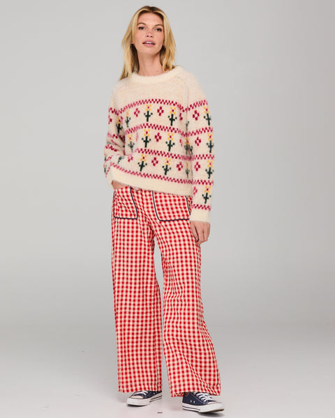 Flower Jumper - Cream Multi | Boom Shankar