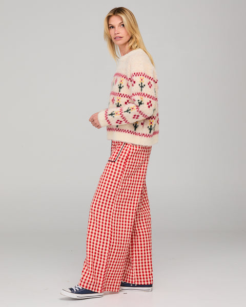 Flower Jumper - Cream Multi | Boom Shankar