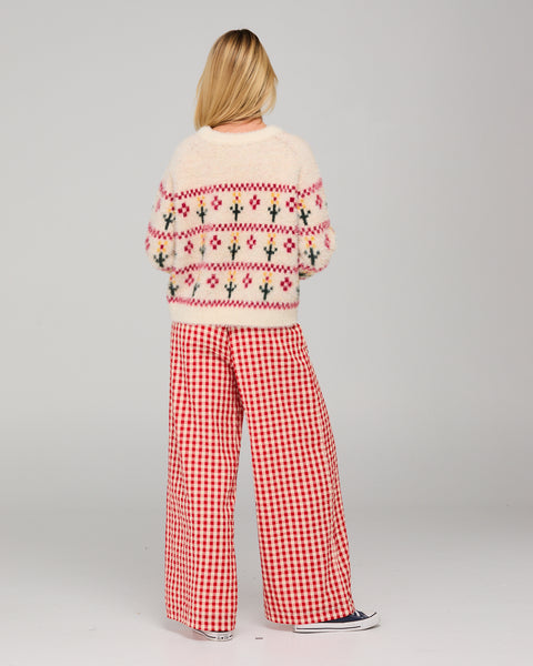 Flower Jumper - Cream Multi | Boom Shankar