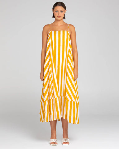 Sami Dress | Boom Shankar | Tropical Stripe