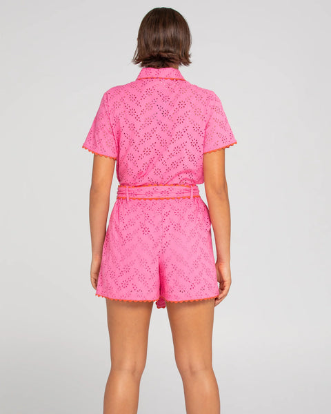 BRAZIL SHIRT | Boom Shankar | Broderie Pink