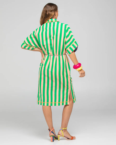 Maui Shirt Dress - Capri Peach | Boom Shankar