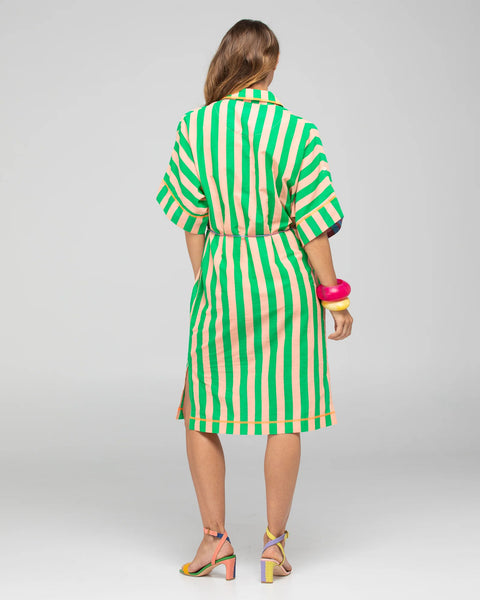 Maui Shirt Dress - Capri Peach | Boom Shankar