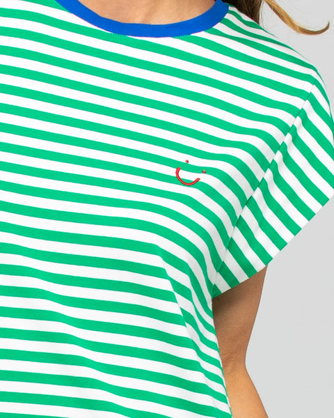 Bellissimo Dress - Green Stripe | Boom Shankar