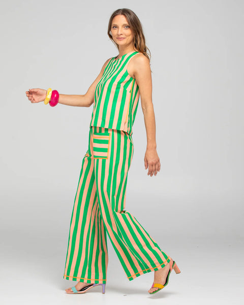 Hara Top Reversible - Capri Peach/Tangerine | Boom Shankar