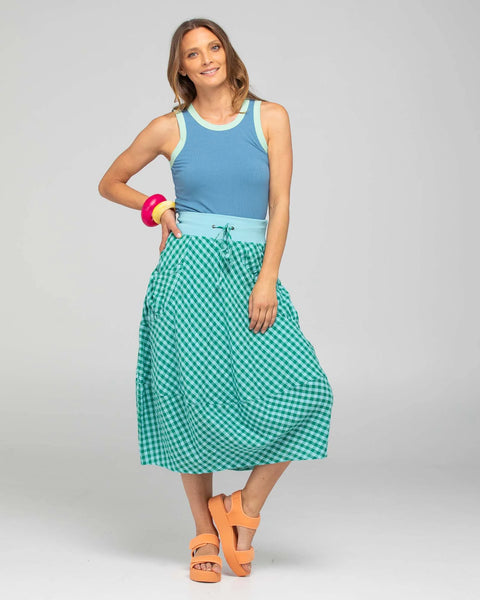 Guru Skirt - Green | Boom Shankar