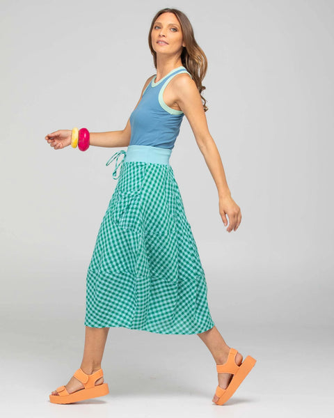 Guru Skirt - Green | Boom Shankar